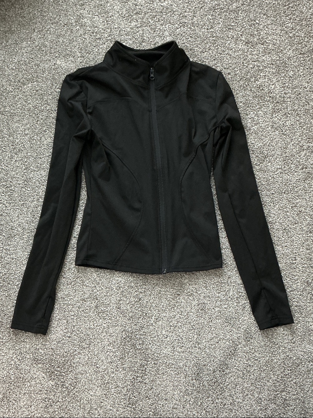 Amazon Women's Black Zip-Up Utility Jacket